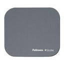 Fellowes Mouse Pad Microban Protection Graphite Each
