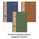 Collins Recycled 2027 Diary Day To Page Wiro A5 Assorted Colour
