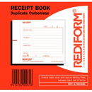 Rediform Receipt Book Small Duplicate No Carbon Required 50 Leaf