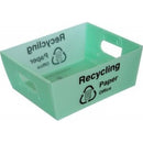 Waste Bin Recycling Tray A4 315 x 260 x 137mm Green