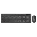 Promate Super Slim Wireless Keyboard & Mouse Combo