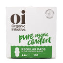 Oi Organic Pads Regular Pack 100