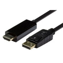 Dynamix 1m Displayport 1.2 To Hdmi 1.4 Monitor Cable