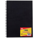 Artworx Visual Diary A4 50 Leaf Black