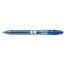 Pilot B2P BeGreen Gel Ink Pen Retractable Fine 0.7mm Blue