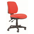 Roma Task Chair 2 Lever Mid Back Red No Arms