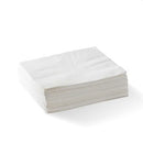 Biopak Lunch Napkins 4 Fold 1 Ply White Pack 500