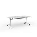 Team Flip Table 1800wx900d White Top / White Frame