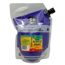 5 Star NZACRYL Acrylic Paint 1.5 Litre Pouch Purple Violet