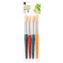 EC Paint Brush Stubby Round Pack 4