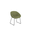 Camellia Visitor Chair Sled Base Reef Palm