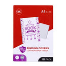GBC Binding Covers Leathergrain A4 300gsm White Pack 100
