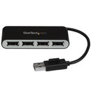 Startech Hub 4 Port USB 2.0 Black
