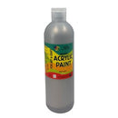 5 Star NZACRYL Acrylic Paint 500ml Metallic Silver