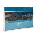Deflecto Brochure Holder Wall Mounted Landscape A4 Clear