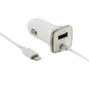 Moki Fixed Lightning Car Charger MFi Licensed