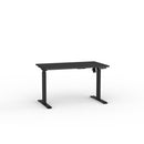 Haven Boost Electric Desk 1200x700 Black Top Black Frame