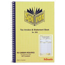 Spirax 555 Tax Invoice Book Duplicate No Carbon Required 207 x 144mm 50Page