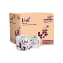 Livi Impressa Toilet Tissue 2 Ply 3007 Embossed 400 Sheets Per Roll White Carton 48