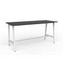 Cubit Bar Leaner 2200wx900d Black Top/white Frame