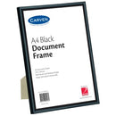 Carven Document Frame Wall & Desk Mountable A4 Black