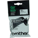 Brother Labelling Tape M-K231 12mm x 8m Black On White