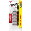 Energizer Max AAA Battery Alkaline Pack 10
