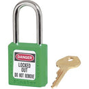 Master Lock Safety Padlock Steel Shackle Green