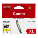 Canon PIXMA Inkjet Ink Cartridge CLI681XL High Yield Yellow