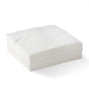 BioPak Embossed Dinner Napkins 4 Fold 2 Ply White Carton 100