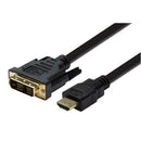 Dynamix Cable HDMI Male To DVI-D Male 1m