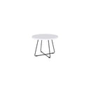 Zion Coffee Table Round 600mm White / Black