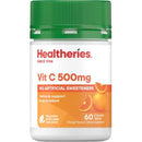 Healtheries Vitamin C Tablets 500mg Bottle 60