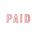X-Stamper Self-Inking Stamp 'Paid' Red