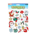 Xmas Stickers Santa & Friends 15 x 17cm
