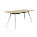 Team Boardroom Table 1800W x 800D Oak / White