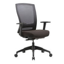 Buro Mentor Mesh Task Chair High Back Synchro with Arms Black