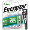 Energizer Recharge Extreme AAA Battery NiMH Pack 4