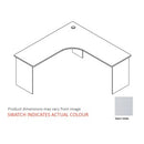 Zealand Workstation 1500x1500x700 White