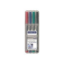 Staedtler Lumocolor Overhead Projection Pen Water Soluble Fine Assorted Colours Set 4