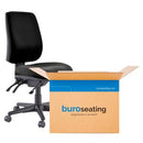Roma Task Chair 3 Lever High Back Black No Arms Unassembled