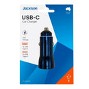 Jackson 5.4a Dual Port In-car Phone Charger With 1x Usb-a & 1x Usb-c Ports