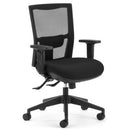 Team Air Task Chair Mesh High Back 3 Lever with arms Black