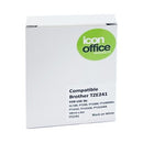 Icon Compatible Labelling Tape TZe-241 18mm x 8m Black On White
