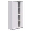 Pryme Storage Melteca Tambour 900Wx1800H White