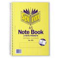 Spirax 570 Spiral Notebook With Pocket A5 200 Pages