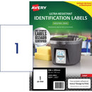 Avery Laser Labels Ultra Resistant L7917 208 x 295mm 1 Per Sheet Pack10