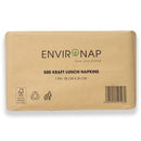 Lunch Napkins 1 Ply 4 Fold Kraft Pack 500