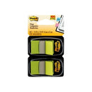 Post-it Adhesive Flags 680-BG2 25 x 43mm Bright Green Pack 2