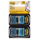 Post-it Adhesive Flags Initial Here 680-OE2 25 x 43mm Pack 2